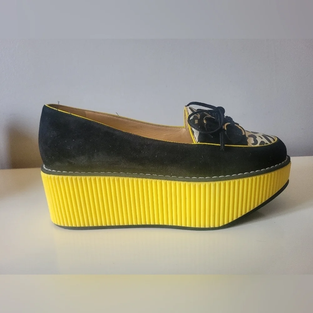 Charlotte Olympia Platform Loafers, Size 36